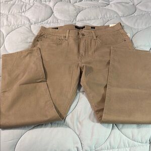 Lucky Brand Tan Straight Jeans Casual Style 34x30